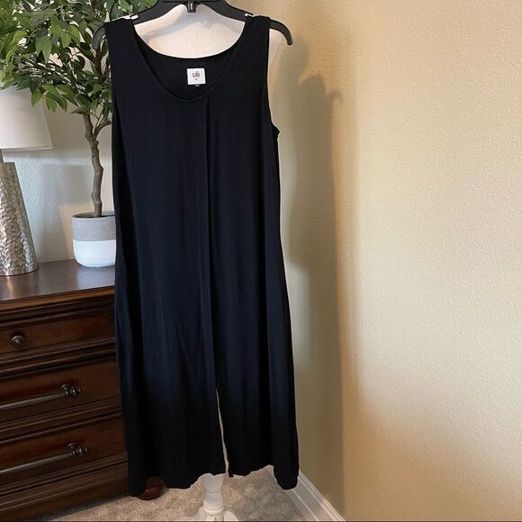 Cabi Beyond Tee Tank Long Stretchy Top Layered 3243 Black Tunic XS - Picture 2 of 3